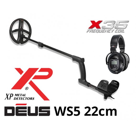 Металотърсач XP DEUS v. 5 + WS5 + сонда Deus X35 22,5 см. (9") + Безплатна доставка + 5 подаръка + Най-ниска цена
